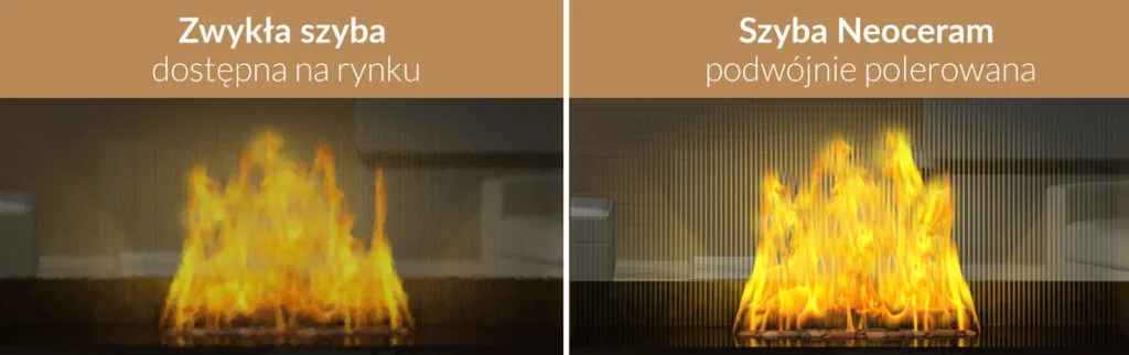 Szyba Neoceram podwójnie polerowana